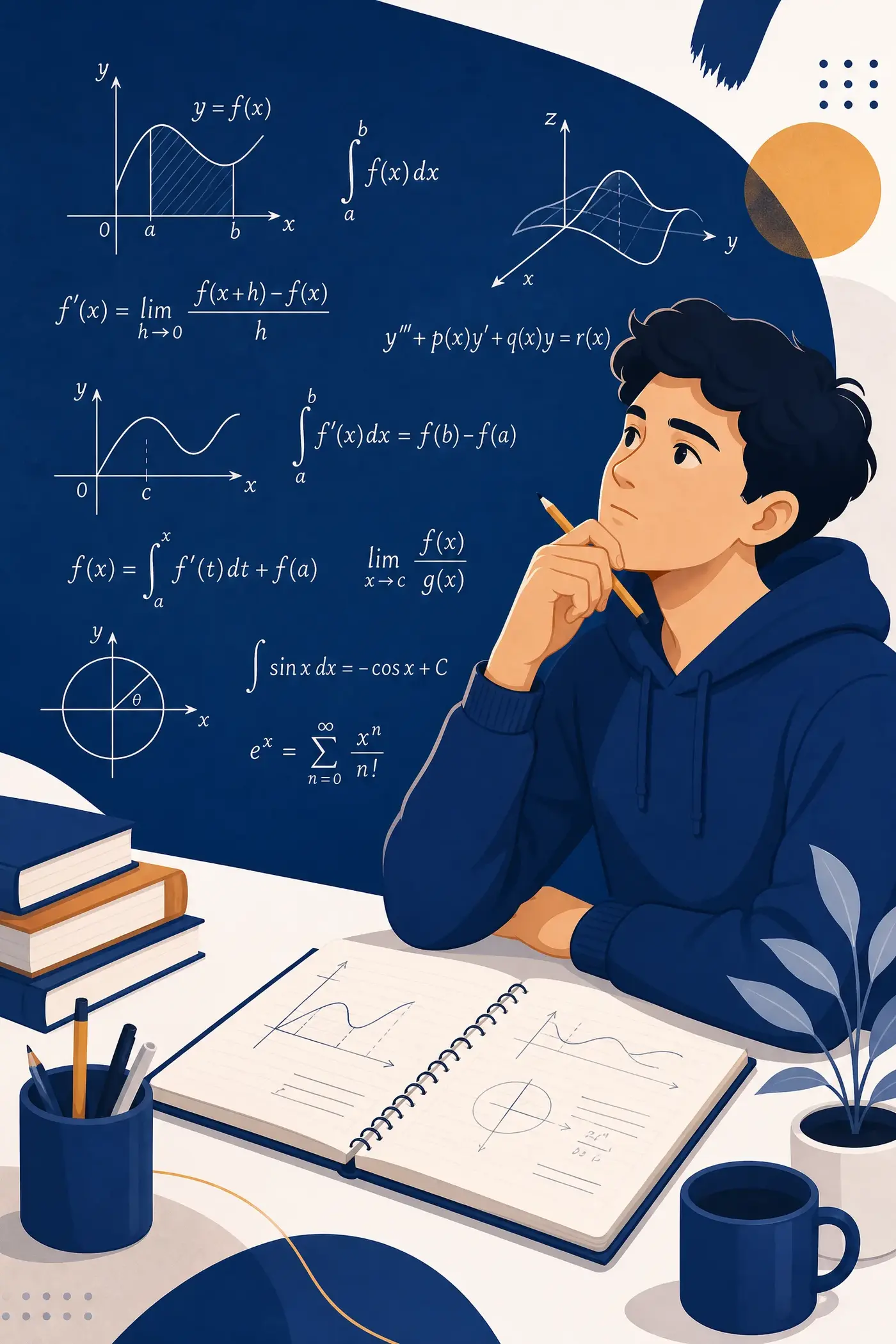 AYT matematik sınavında zor soruları stratejik çözen bir öğrenci